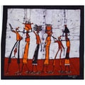 'Going Home' Batik Wall Hanging (Mozambique)