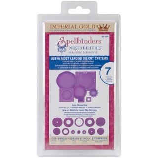 Spellbinders Nestabilities Dies-Gold Circles 1