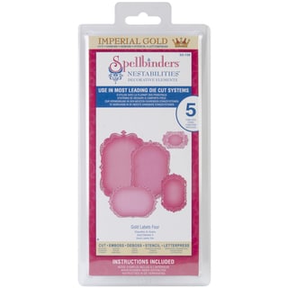 Spellbinders Nestabilities Dies-Gold Labels 4