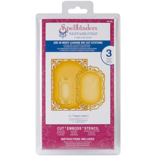 Spellbinders Nestabilities Card Creator 5"X7" Dies-Detailed Scallops