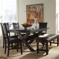 Osage 6-Piece Extendable Espresso Rectangle Dining Set