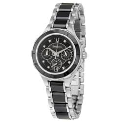 Bulova Women's 'Diamonds' Stainless Steel Quartz Watch