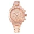 Monument Women's Crystal Rose-goldtone Bracelet Watch
