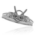 14k White Gold 1/2ct TDW Diamond Engagement Ring