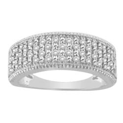 14k White Gold 1/3ct TDW White Diamond Band (H-I, I1-I2)