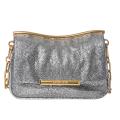 Miu Miu Silver Embossed Leather Crossbody Bag