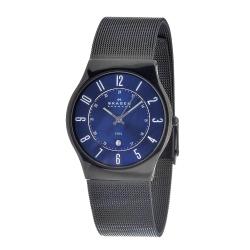 Skagen Men's Stainless Steel Blue Dial Multifunction Watch