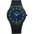 Skagen Men's Titanium Black and Blue Dial Watch