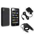 Black Case/ Travel/ Car Charger Samsung Galaxy S Vibrant T959/ T959v