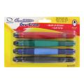 Quartet ComforTech Dry-Erase Markers with Cap-Mounted Erasers