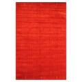 Indo Hand-loomed Red/ Green Gabbeh Wool Rug (6' x 9')