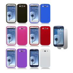 Samsung Galaxy S III (i9300) Premium Silicone Case/ Screen Protector