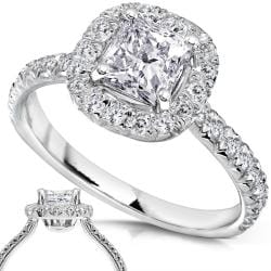  14k White Gold 1 2/5ct TDW Diamond Engagement Ring (H-I, I1-I2)