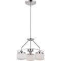 Nuvo 'Austin' 3-light Polished Nickel Pendant