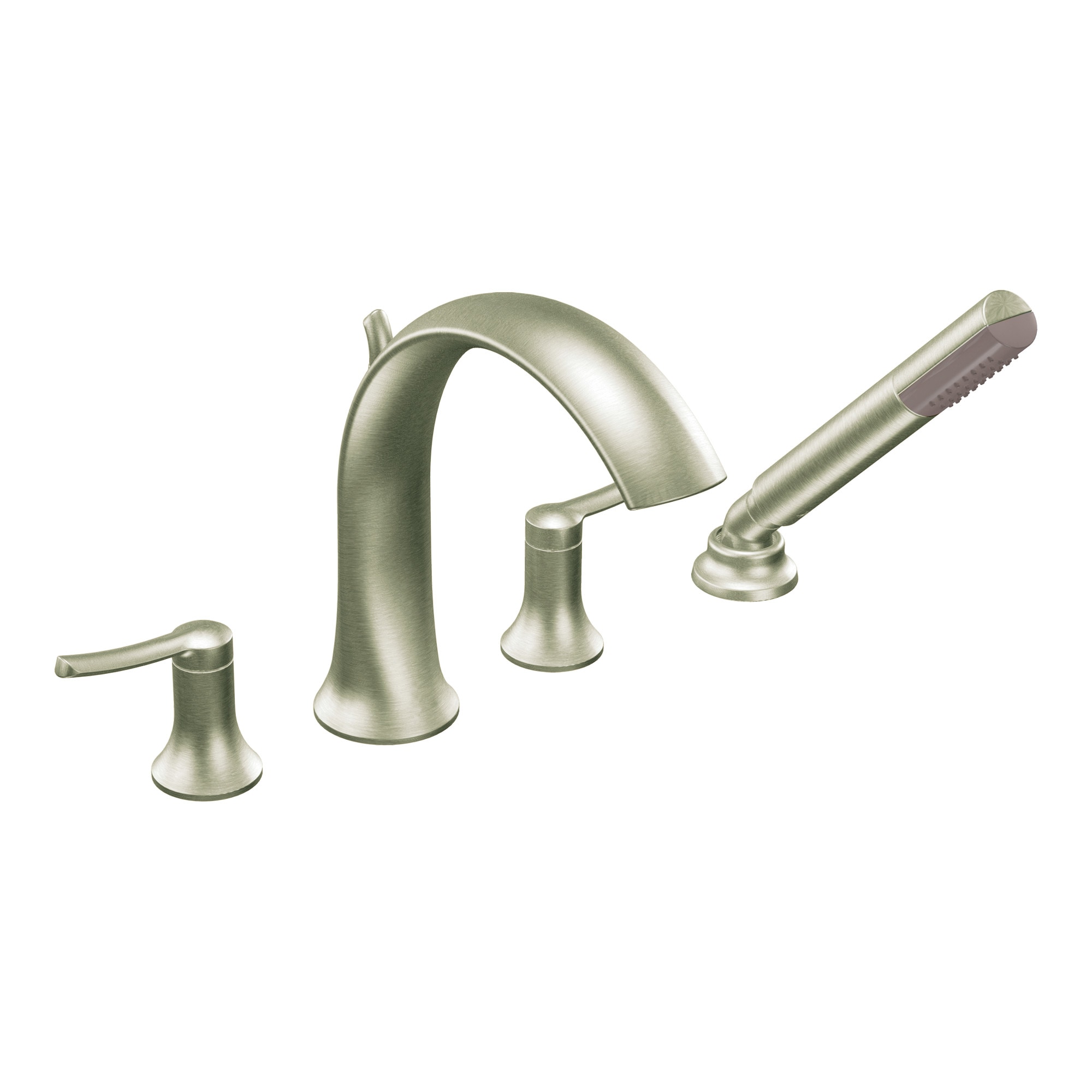 Moen Brushed Nickel Two-handle High Arc Faucet