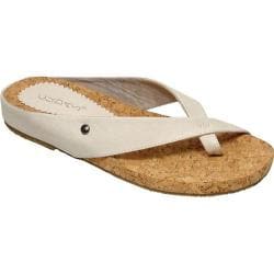 Women's Cudas Kiki White Leather/Cork