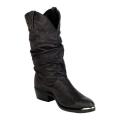 Men's Dingo Slouch Pigskin Black Hornback