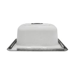 LessCare LT62 Top Mount Single Bowl 304 Stainless Steel Sink 20 Gauge