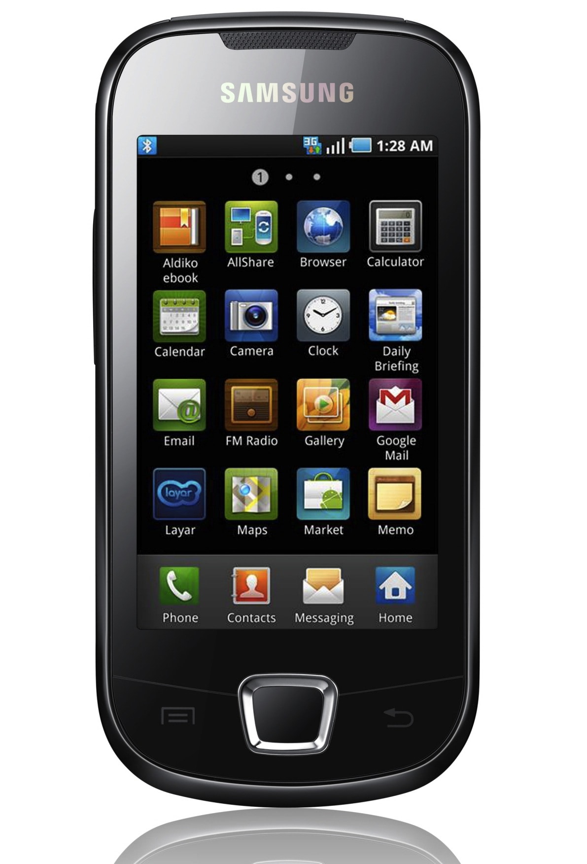 Samsung Galaxy 3 Apollo I5800 Unlocked GSM Android Cell Phone