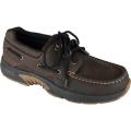 Men's Rugged Shark Atlantic Dark Brown Crazy Horse Leather
