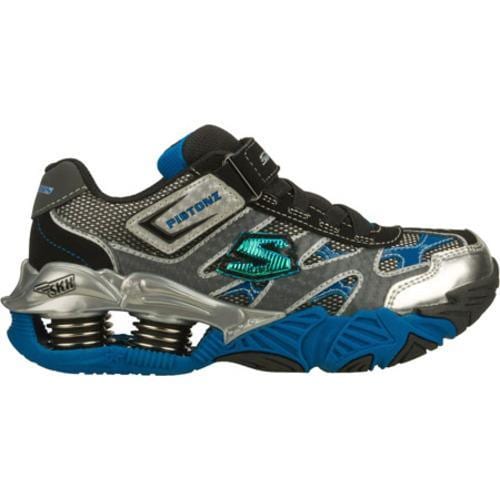 Boys' Skechers Mega Flex Pistonz Black/Gray
