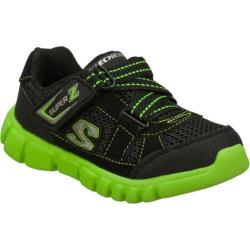Boys' Skechers Mini Flex Mischiefs Black/Green