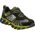 Boys' Skechers S Lights Pillar Black/Green