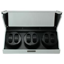 Steinhausen 4-mode White Lacquer Coated Wood 6-watch Winder