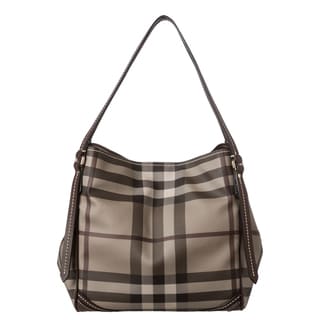 Burberry Small Smoked Check Canterbury Tote