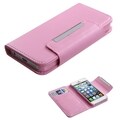 BasAcc Orange Book-Style Wallet Case for Apple iPhone 5
