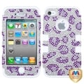 BasAcc Leopard/ Diamante TUFF Hybrid Case for Apple iPhone 4/ 4S