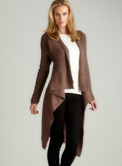 Romeo & Juliet Couture L/S Asym Long Sweater