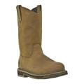 Men's McRae Industrial 10in ST Waterproof Wellington MR85372in Tan Leather