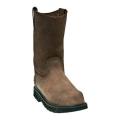 Men's McRae Industrial 11in Composite Toe Wellington MR85314in Dark Brown Leather