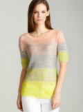 Pink Rose Ombre ls sweater