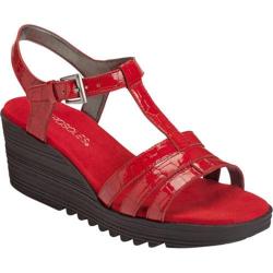 Women's Aerosoles Jitterbog Red Faux Combo