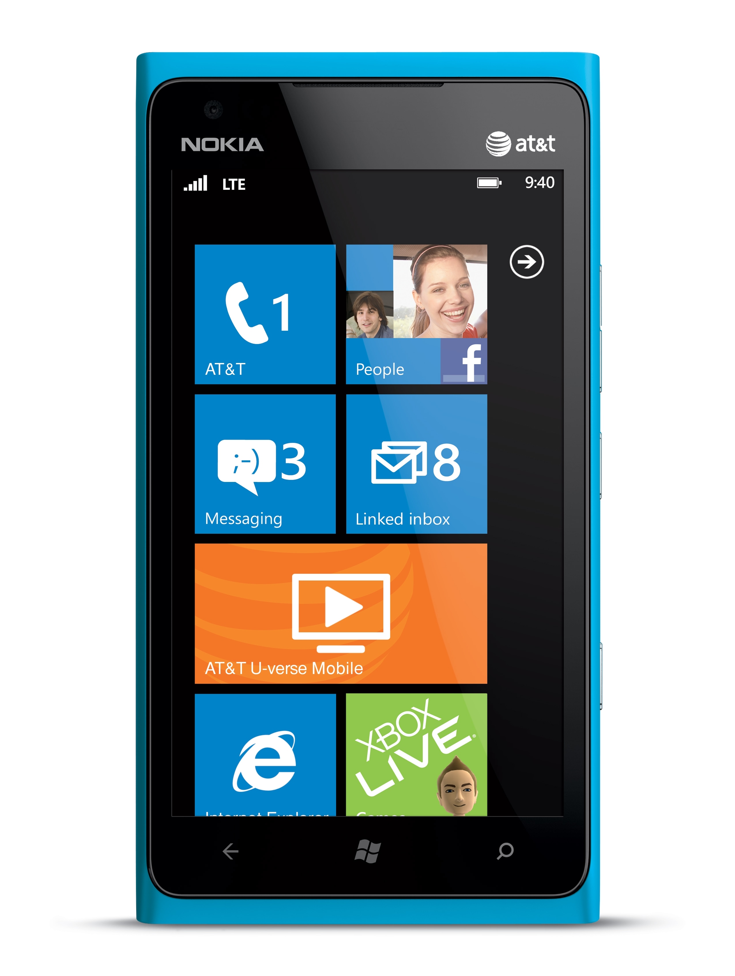 Nokia Lumia 900 16GB GSM Unlocked Windows 7.5 Cell Phone