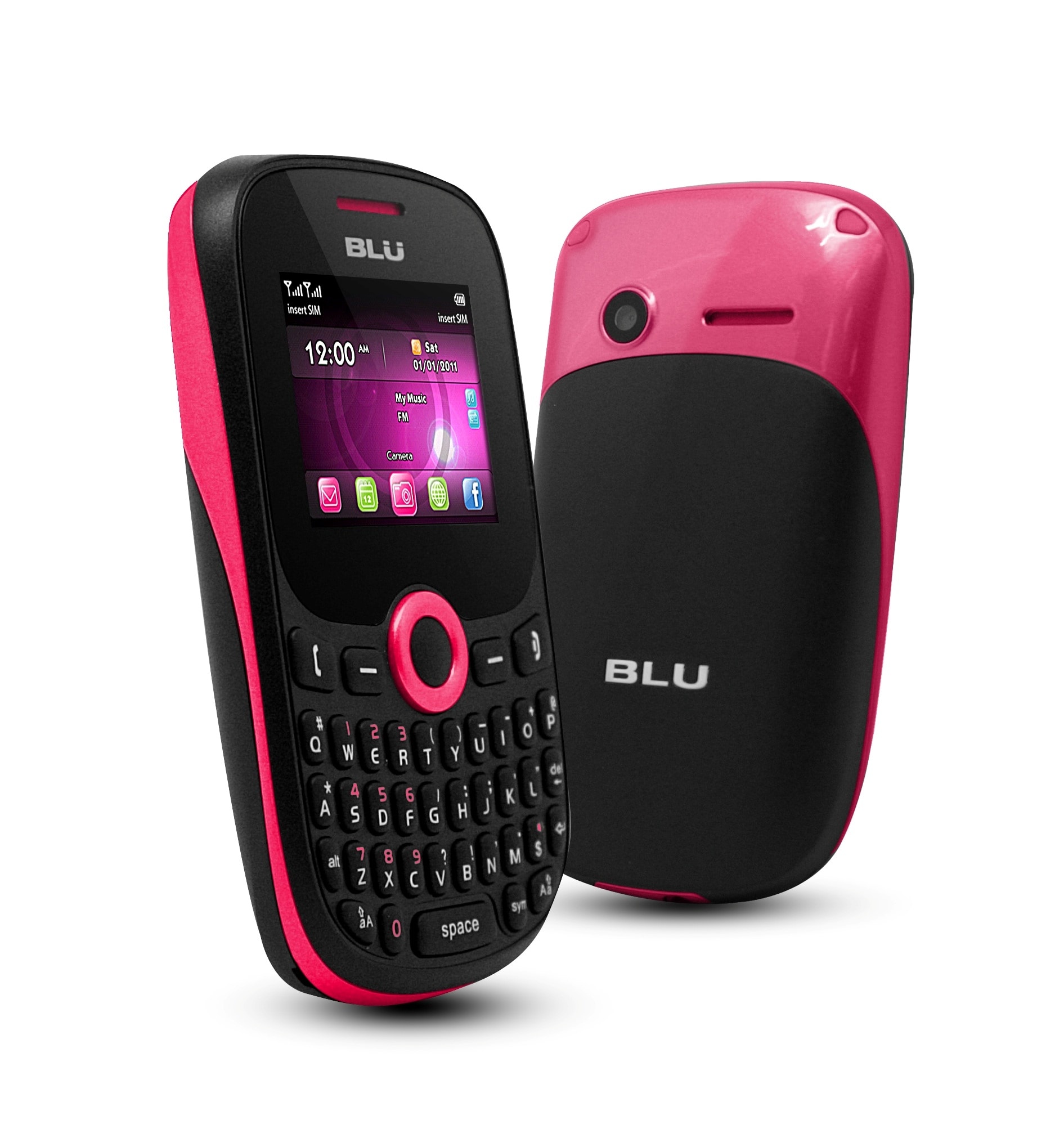 BLU Samba JR Plus Q53i GSM Unlocked Dual SIM Cell Phone - Pink