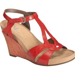 Women's A2 by Aerosoles Plush Fever Red Synthetic