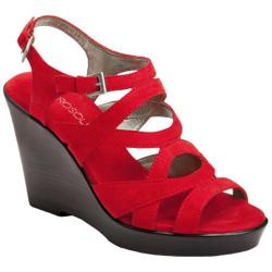 Women's Aerosoles Coral Reef Red Fabric Suede