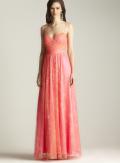 Hailey Logan Glitter Mesh Gown