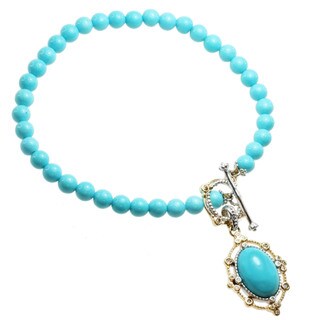 ... Gold Sleeping Beauty Turquoise, White and Chocolate Diamond Bracelet ... Gold Sleeping Beauty Turquoise, White and Chocolate Diamond Bracelet