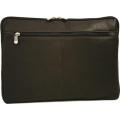Piel Leather 17in Zip Laptop Sleeve 2894 Chocolate Leather