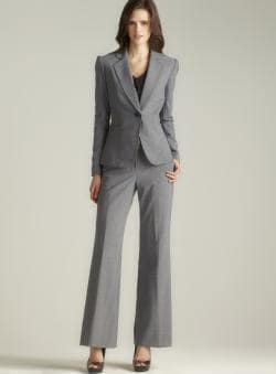Tahari One Button Pant Suit