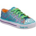 Girls' Skechers Twinkle Toes Shuffles Wild Streak Blue/Purple