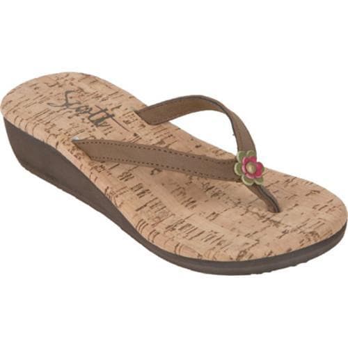 Girls' Scott Hawaii Niu Thong Sandal Tan - Overstock Shopping - Great ...