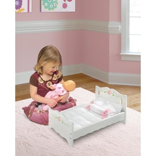 badger basket white rose doll bunk bed