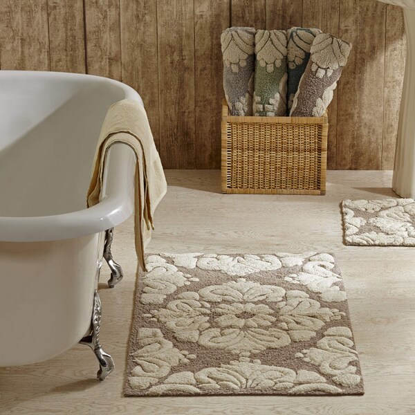 Sherry Kline Over Tufted Petals Bath Rug (Set of 2)