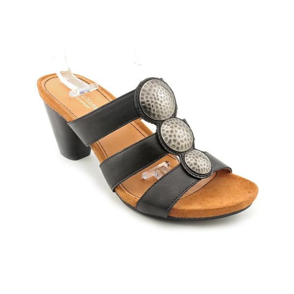 Naturalizer Women's 'Egypt' Leather Sandals - Overstockâ„¢ Shopping ...