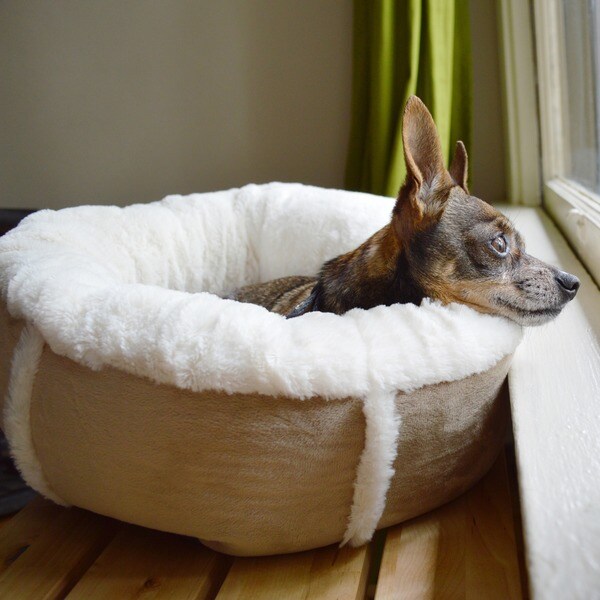 Best Friends by Sheri Round Bolster Pet Bed Overstock Shopping The